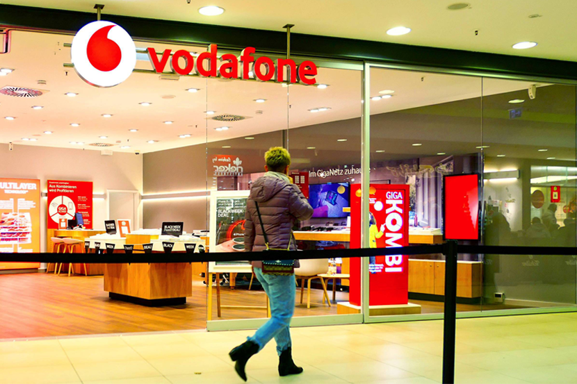Gevel Vodafone winkel